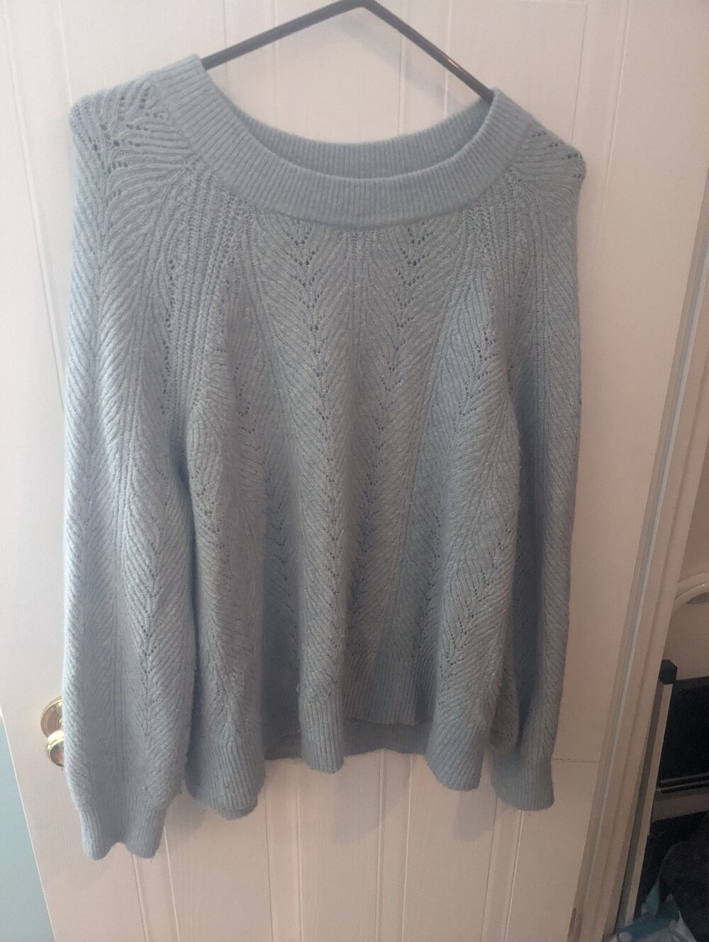Penningtons Soft Sky Blue Crewneck Sweater